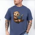 Cute Book Sea Otter Men's Comfort Colors T-Shirt Blue Jean Cute Book Sea Otter Men's Comfort Colors T-Shirt Blue Jean