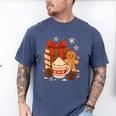 Cute Christmas Books Gingerbread Xmas Book Lover Teacher Men's Comfort Colors T-Shirt Blue Jean Cute Christmas Books Gingerbread Xmas Book Lover Teacher Men's Comfort Colors T-Shirt Blue Jean