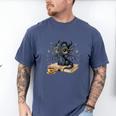 Cute Dragon Books Flower Bookworm Book Lover Men's Comfort Colors T-Shirt Blue Jean