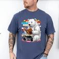 Cute Polar Bear Is Reading a Book Reading Polar Bear Men's Comfort Colors T-Shirt Blue Jean Cute Polar Bear Is Reading a Book Reading Polar Bear Men's Comfort Colors T-Shirt Blue Jean