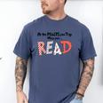 Cute Read Reading Day Book Lovers Teachers Students Kids Men's Comfort Colors T-Shirt Blue Jean