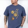Cute Reading Cat With Kitten Dandelion Flowers Book Lover Men's Comfort Colors T-Shirt Blue Jean Cute Reading Cat With Kitten Dandelion Flowers Book Lover Men's Comfort Colors T-Shirt Blue Jean