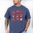 Cute Reading Hearts Valentine Day Book Lover Teacher Student Men's Comfort Colors T-Shirt Blue Jean Cute Reading Hearts Valentine Day Book Lover Teacher Student Men's Comfort Colors T-Shirt Blue Jean