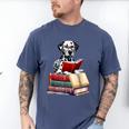 Dalmatian Reading Books Matching Bookworm Readers Librarian Men's Comfort Colors T-Shirt Blue Jean Dalmatian Reading Books Matching Bookworm Readers Librarian Men's Comfort Colors T-Shirt Blue Jean