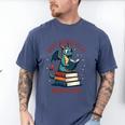 Dark Romance Romantasy Easily Distracted By Dragons & Books Men's Comfort Colors T-Shirt Blue Jean