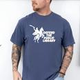 Defend Public Library Support Local Library Book Lover Men's Comfort Colors T-Shirt Blue Jean Defend Public Library Support Local Library Book Lover Men's Comfort Colors T-Shirt Blue Jean