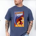 Disney Pixar The Incredibles Omnidroid Comic Book Cover Men's Comfort Colors T-Shirt Blue Jean Disney Pixar The Incredibles Omnidroid Comic Book Cover Men's Comfort Colors T-Shirt Blue Jean