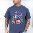 Dragon Book Fantasy Reading Men's Comfort Colors T-Shirt Blue Jean Dragon Book Fantasy Reading Men's Comfort Colors T-Shirt Blue Jean
