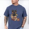 Dragon Read Books Be Kind Stay Weird Book Lover Men's Comfort Colors T-Shirt Blue Jean