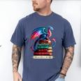 Dragons And Books Dragonworm Book Lover Reading Men's Comfort Colors T-Shirt Blue Jean Dragons And Books Dragonworm Book Lover Reading Men's Comfort Colors T-Shirt Blue Jean