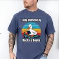 Ducks Books Lover Easily Distracted By Ducks & Books Men's Comfort Colors T-Shirt Blue Jean Ducks Books Lover Easily Distracted By Ducks & Books Men's Comfort Colors T-Shirt Blue Jean
