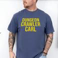 Dungeon Crawler Carl Yellow Text Logo LitRPG Series Book Men's Comfort Colors T-Shirt Blue Jean Dungeon Crawler Carl Yellow Text Logo LitRPG Series Book Men's Comfort Colors T-Shirt Blue Jean