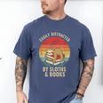 Easily Distracted By Sloths And Books Men's Comfort Colors T-Shirt Blue Jean Easily Distracted By Sloths And Books Men's Comfort Colors T-Shirt Blue Jean