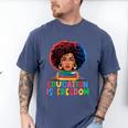 Education Is Freedom History Girl Women Book Lover Men's Comfort Colors T-Shirt Blue Jean