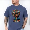 Education Is Freedom History Month Teacher Books Afro For Men Women Men's Comfort Colors T-Shirt Blue Jean Education Is Freedom History Month Teacher Books Afro For Men Women Men's Comfort Colors T-Shirt Blue Jean