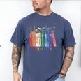 Equality Flower Books Equal Rights Social Justice Feminist Men's Comfort Colors T-Shirt Blue Jean