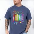 Equality Hurts No One Floral Books LGBTQ Gay Les Pride Month Men's Comfort Colors T-Shirt Blue Jean Equality Hurts No One Floral Books LGBTQ Gay Les Pride Month Men's Comfort Colors T-Shirt Blue Jean