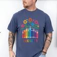 Equality Love Peace Compassion Books Protest Women Girls Kid Men's Comfort Colors T-Shirt Blue Jean