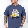 Every Bunny Loves To Read Easter Cute Reading Books Lover Men's Comfort Colors T-Shirt Blue Jean