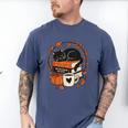Fall Book Teacher Cat Books Halloween Autumn Librarian Men's Comfort Colors T-Shirt Blue Jean Fall Book Teacher Cat Books Halloween Autumn Librarian Men's Comfort Colors T-Shirt Blue Jean