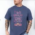 I Fall For The Characters WCrowns Fantasy Book Lover Tee Men's Comfort Colors T-Shirt Blue Jean I Fall For The Characters WCrowns Fantasy Book Lover Tee Men's Comfort Colors T-Shirt Blue Jean