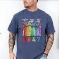 Floral Foxglove Daisy Tulip 8647 Books Lover Blooming Flower Men's Comfort Colors T-Shirt Blue Jean Floral Foxglove Daisy Tulip 8647 Books Lover Blooming Flower Men's Comfort Colors T-Shirt Blue Jean