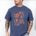 Floral Pride & Prejudice Barely Tolerable Book Lover Bookish Men's Comfort Colors T-Shirt Blue Jean Floral Pride & Prejudice Barely Tolerable Book Lover Bookish Men's Comfort Colors T-Shirt Blue Jean