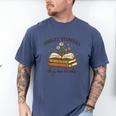 Forget Flowers Buy Me Books Book Lover Men's Comfort Colors T-Shirt Blue Jean Forget Flowers Buy Me Books Book Lover Men's Comfort Colors T-Shirt Blue Jean