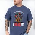 Freadom Tree Read Reading Librarian Book Across America Men's Comfort Colors T-Shirt Blue Jean Freadom Tree Read Reading Librarian Book Across America Men's Comfort Colors T-Shirt Blue Jean