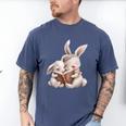Funny Book Reading Quote For Women And Girls Rabbits Men's Comfort Colors T-Shirt Blue Jean