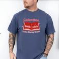 Galentine Book Club Men's Comfort Colors T-Shirt Blue Jean