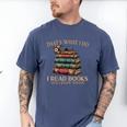 Geek That's What I Do I Read Books Bookworm Book Lover Nerd Men's Comfort Colors T-Shirt Blue Jean