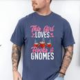 This Girl Loves Books And Gnomes Gardener Dwarf Garden Gnome Men's Comfort Colors T-Shirt Blue Jean This Girl Loves Books And Gnomes Gardener Dwarf Garden Gnome Men's Comfort Colors T-Shirt Blue Jean