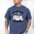 GIVE ME Space I'm Reading Kids Astronaut Book Reader Meme Premium Tri-Blend Men's Comfort Colors T-Shirt Blue Jean