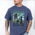 Godzilla Ocean Scene Comic Book Illustration Movie Monster Men's Comfort Colors T-Shirt Blue Jean Godzilla Ocean Scene Comic Book Illustration Movie Monster Men's Comfort Colors T-Shirt Blue Jean