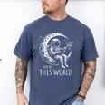 A Good Book Is Out Of This World Kids Reading Imagination Men's Comfort Colors T-Shirt Blue Jean