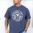 Good Girl Book Club Dark Romance Reader Morally Grey Men's Comfort Colors T-Shirt Blue Jean