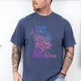 Good Girls Read Dirty Books Apparel Men's Comfort Colors T-Shirt Blue Jean