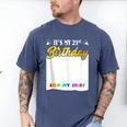 Guestbook My 21st Birthday Sign My Shirt Birthday Party Men's Comfort Colors T-Shirt Blue Jean Guestbook My 21st Birthday Sign My Shirt Birthday Party Men's Comfort Colors T-Shirt Blue Jean