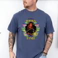 Harry Potter Hermione So Many Books So Little Time Portrait Men's Comfort Colors T-Shirt Blue Jean