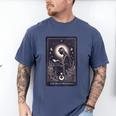 High Priestess Tarot Art Celestial Mystic Book Lover Men's Comfort Colors T-Shirt Blue Jean