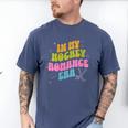 In My Hockey Romance Era Hockey Romance Reader Book CLub Men's Comfort Colors T-Shirt Blue Jean