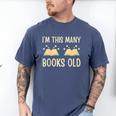 I'm This Many Books Old Read Book 2nd Birthday 2 Years Old Men's Comfort Colors T-Shirt Blue Jean I'm This Many Books Old Read Book 2nd Birthday 2 Years Old Men's Comfort Colors T-Shirt Blue Jean