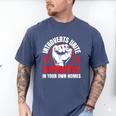 Introverts Unite Separately In Your Own Homes Saying Men's Comfort Colors T-Shirt Blue Jean