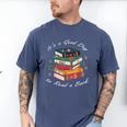 It's a Good Day To Read a Book Floral Stack Tee Men's Comfort Colors T-Shirt Blue Jean It's a Good Day To Read a Book Floral Stack Tee Men's Comfort Colors T-Shirt Blue Jean