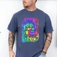 Its A Good Day To Read Book Kids Boys Girls Reading Graphic Men's Comfort Colors T-Shirt Blue Jean