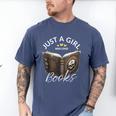 Just A Girl Who Loves Books Witchcraft Spell Book Halloween Men's Comfort Colors T-Shirt Blue Jean Just A Girl Who Loves Books Witchcraft Spell Book Halloween Men's Comfort Colors T-Shirt Blue Jean