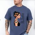 Just a Girl Who Has Tattoos And Love Books Tattooed Inked Men's Comfort Colors T-Shirt Blue Jean