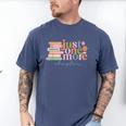 Just One More Chapter Book Lovers Reading Teacher Men's Comfort Colors T-Shirt Blue Jean Just One More Chapter Book Lovers Reading Teacher Men's Comfort Colors T-Shirt Blue Jean