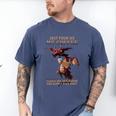 Just Pour Me My Coffee Hand Me My Book And Slowly Back Away Premium Men's Comfort Colors T-Shirt Blue Jean
